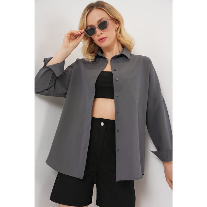Oversized Poplin 2-Pack Shirt
