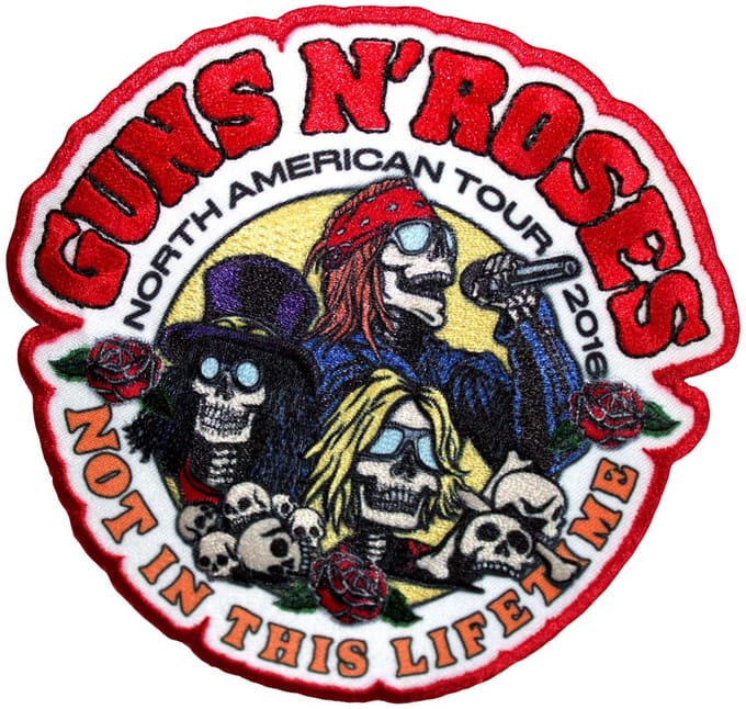 Guns N' Roses - Not In This Lifetime NA Tour '16 - Patch