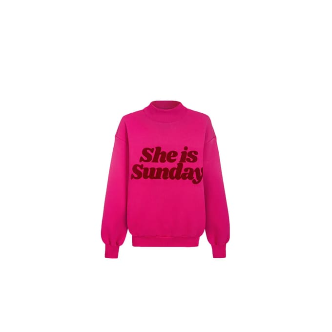 Dames sweatshirt She is Sunday She Is Sunday