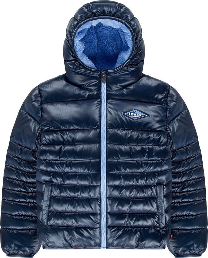 Levi´s ® Kids Sherpa Lined Puffer Jas Blauw 14 Years Jongen