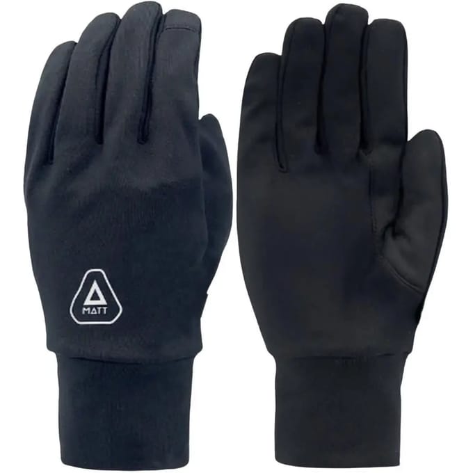 Matt Inner Ts Handschoenen Zwart S