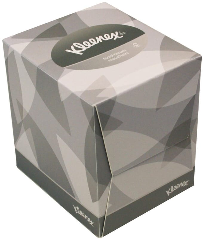 Kleenex tissues - zakelijk - Wit - 2 Laags - dispenser doos - extra zacht - 90 vellen