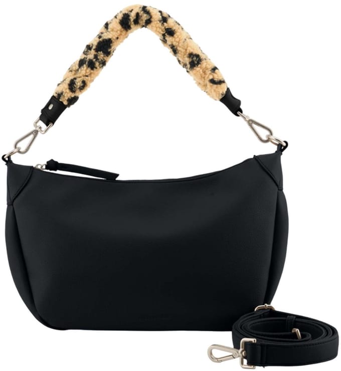 FREDsBRUDER schoudertas Wildly Touch Halfmoon Bag Black zwart