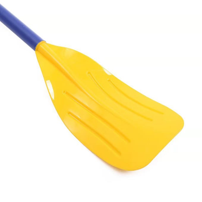 Eén paar rubberen roeiriemen, opvouwbaar en afneembaar 120 cm blauw