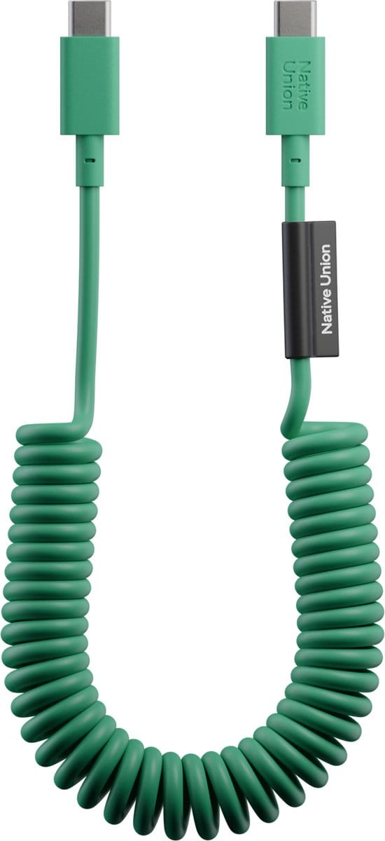 Native Union Pop Cable - Pine - USB-C naar USB-C - 1.2M - 60W