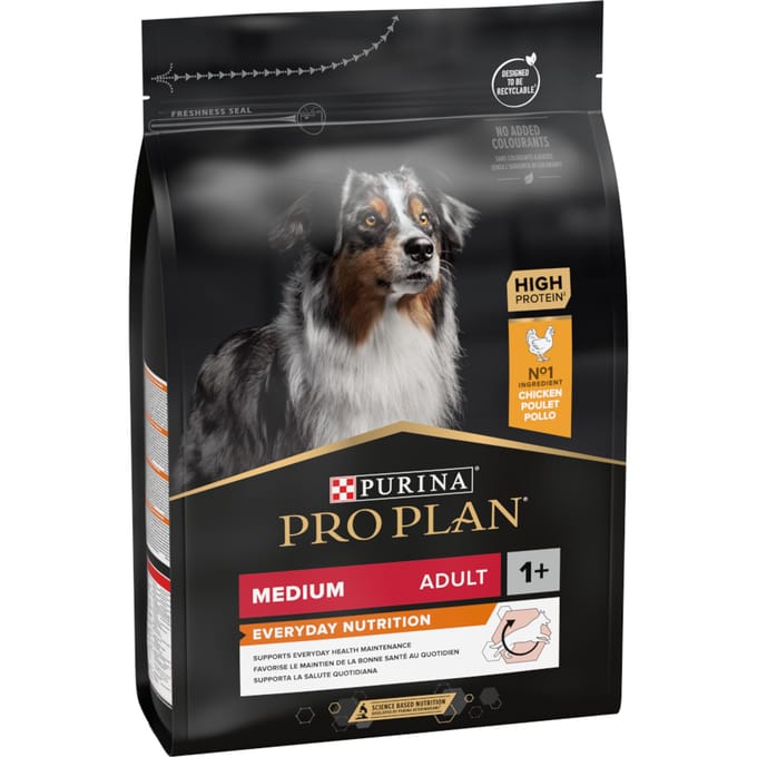 Pro Plan Medium Adult Everyday Nutrition- Honden droogvoer - Kip - 3 kg