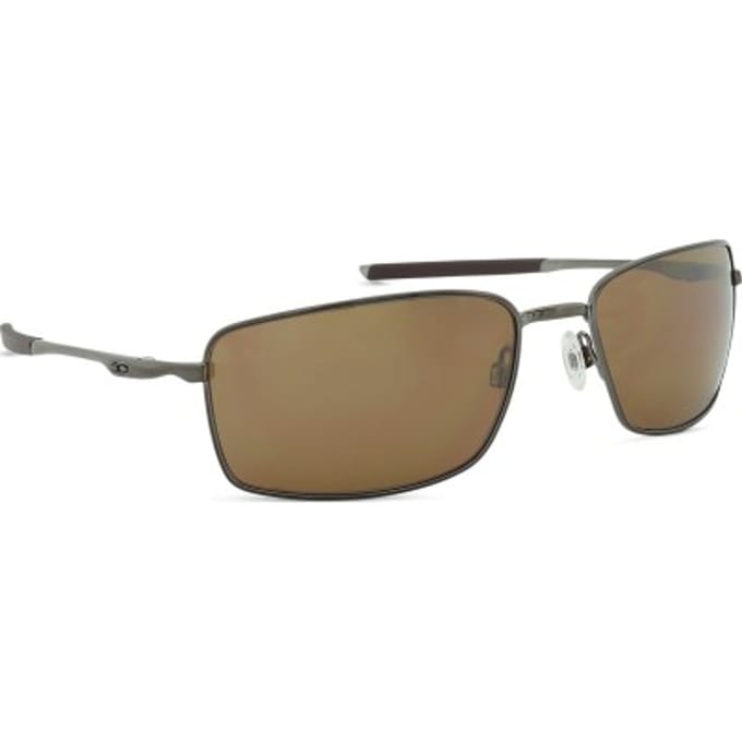 Oakley Zonnebril Square Wire OO4075-14 Tungsten Prizm Tungston Gepolariseerd