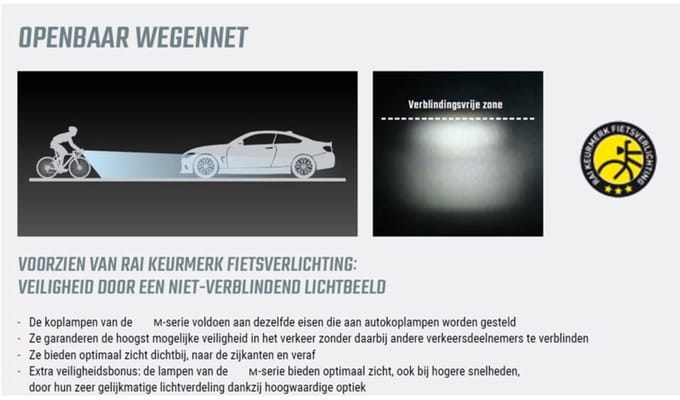 Verlichtingset VDO Eco Light M90 USB + RED PLUS USB