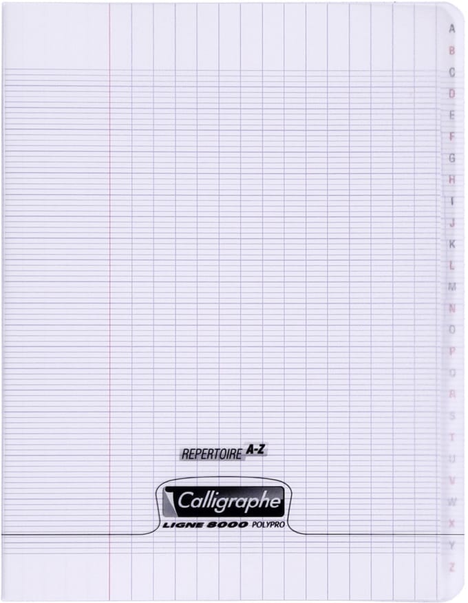 Calligrafievoorbeeld 8000 POLYPRO, 170 x 220 mm, doorzichtig