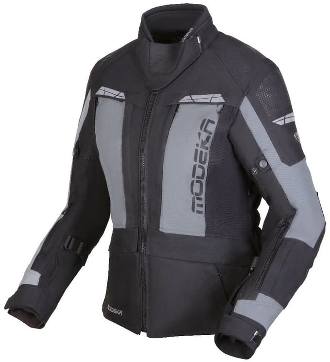 Modeka Hydron Lady Jas Zwart Grijs - Jas