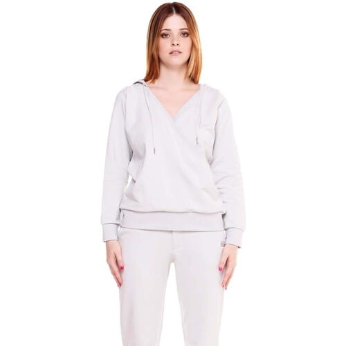 Capuchon sweaters Leone 1947 Woman Hoody Crystal