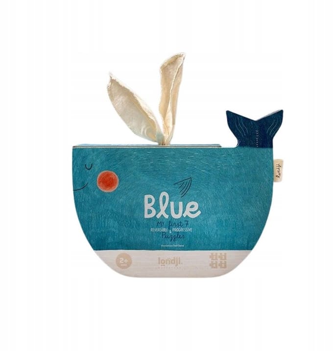 Londji Blue 2+ Dėlionė Vaikams su Jūros Gyvūnais