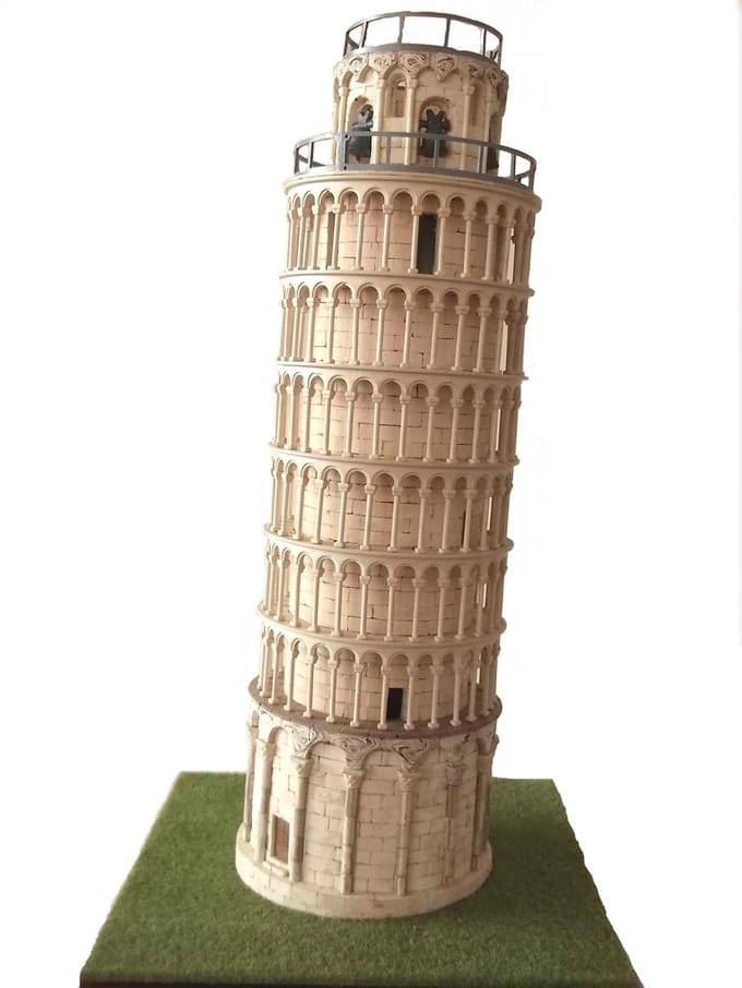 Bouwpakket Toren van Pisa (Italië)- Steen
