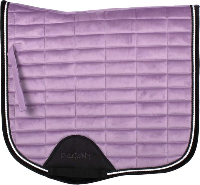Pagony Work Velours Zadeldek - Maat: Full - Lila - Polyester