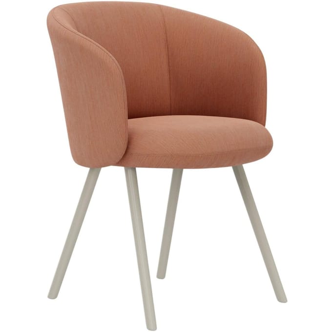 Vitra Mikado fauteuil aluminium frame - Iroko 2 salm
