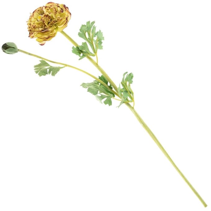 Kunstbloem ranonkel geel