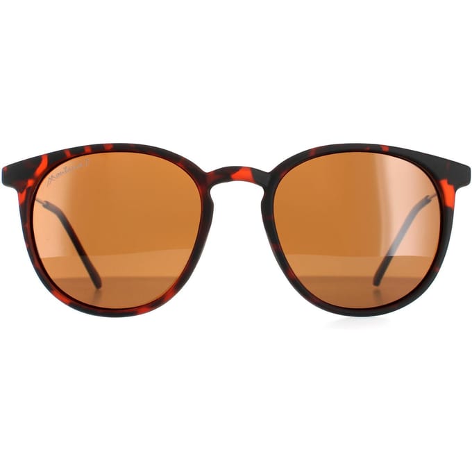 Sonnenbrille Montana mit braunem Polarisationsglas und schwarzen Metallbügeln