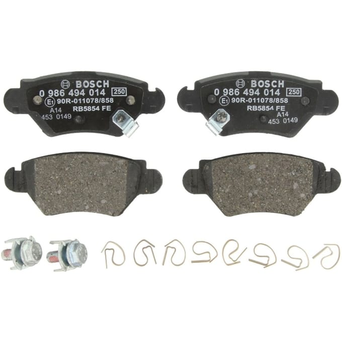 Remblokset BOSCH 0 986 494 014, achter