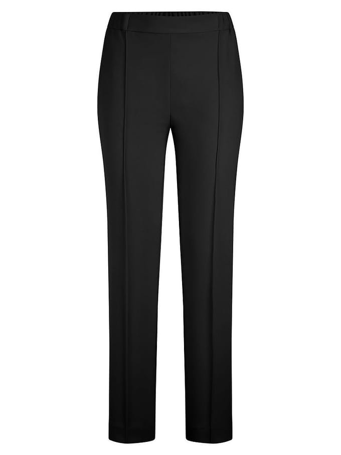 Enkellange broek Van Peter Hahn zwart