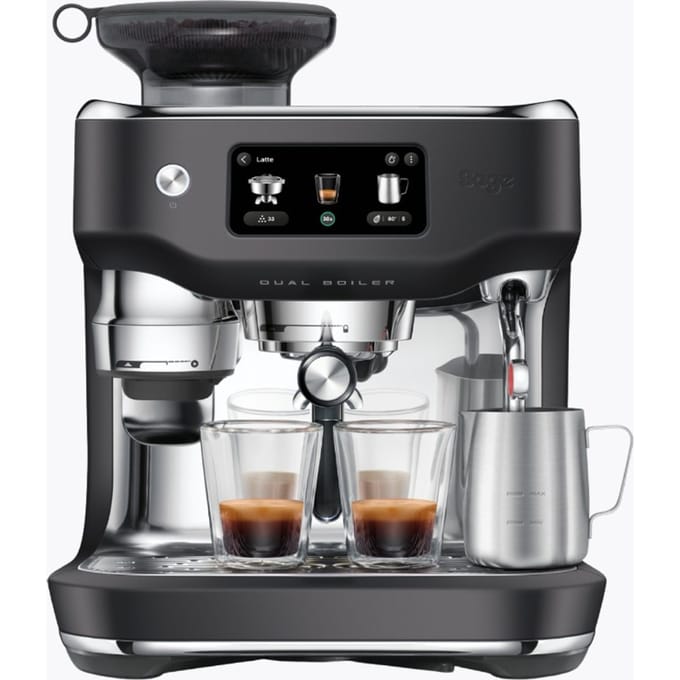 Sage The Oracle Dual Boiler | SES995BTR4EEU1 | Zwart | Espressomachine met 58 mm filterdrager 2,3 L reservoir voor professionele barista resultaten