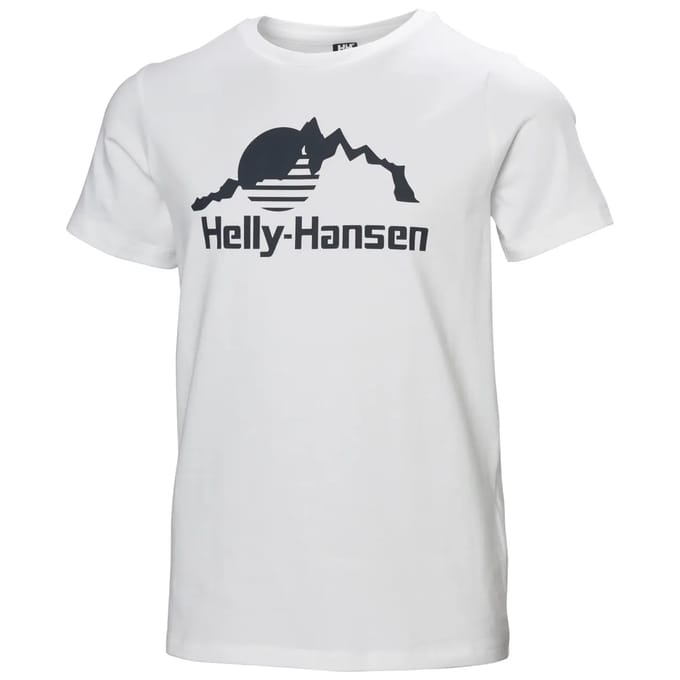 Helly Hansen Graphic Jr T-shirt Met Korte Mouwen Wit 10 Years Kinderen