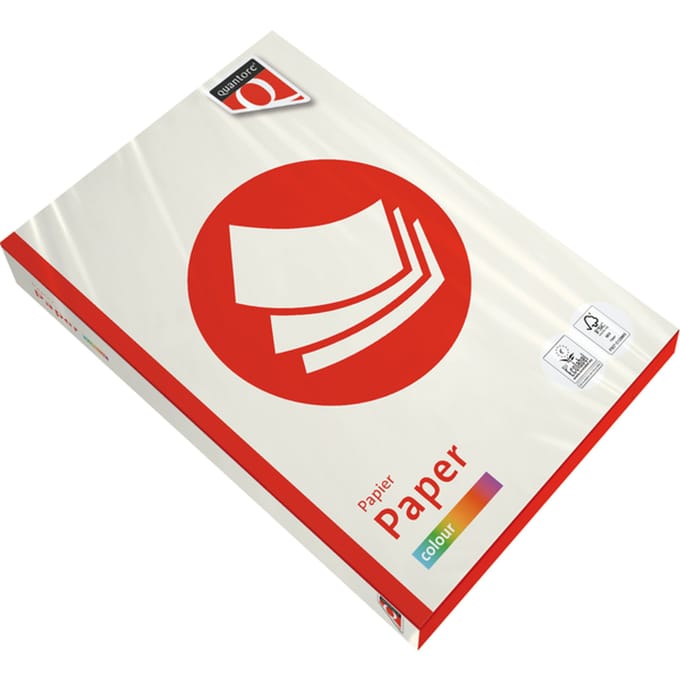 Kopieerpapier Quantore Colour A4 120gr roomwit 250 vel