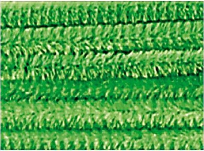Chenilledraad Folia 50cm lang - 10 stuks groen