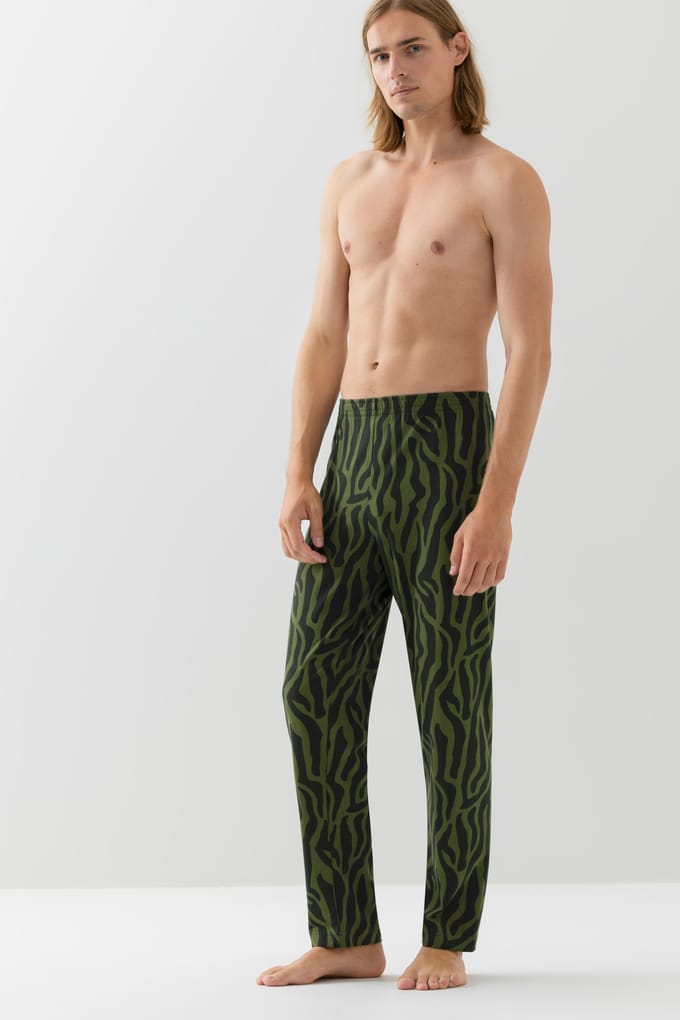 Broek lang Serie Animal Print Leaf