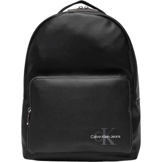Calvin Klein Mono Logo Backpack Black Taglia: OS | Zaini Outlet | Uomo | Nero