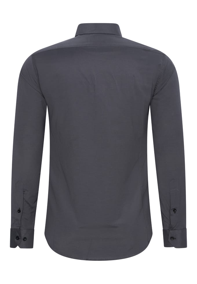Rusty Neal Overhemden Overhemd Slim Fit Grijs