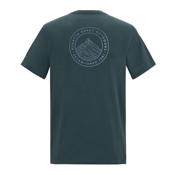Regatta Heren Breezed Lijn Kunst T-Shirt (Nachthemel)