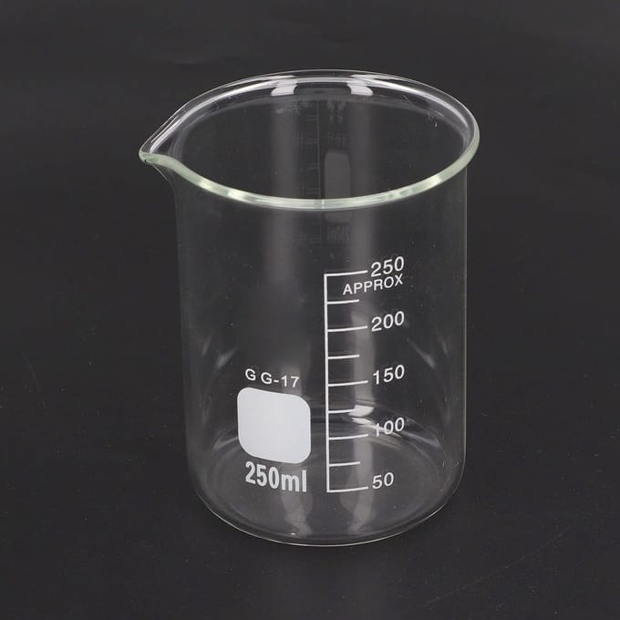 Dailygoods- Bekerset 10 Stuks - Borosilicaatglas - Gegradueerd