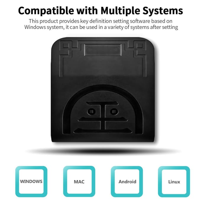 Multifunctioneel aangepast voetpedaal USB-voetschakelaar MIDI Cotroller-actiepedaal voor afbeelding zwart