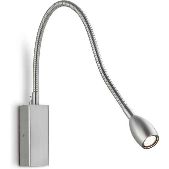 Knapstein LED wandlamp Medusa m. flexibele arm en schakelaar