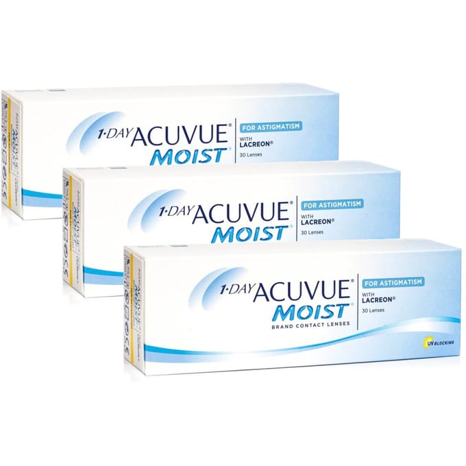 1-DAY Acuvue Moist for Astigmatism (90 lenzen)