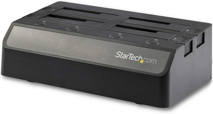 Dockingstation 4 Slots USB 3.1 SATA SSD/HDD Hot-Swap voor 2.5" & 3.5" Schijven