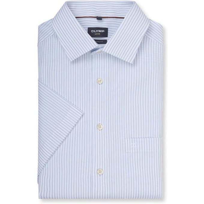 OLYMP Luxor Overhemd, Modern Fit, New Kent, Bleu