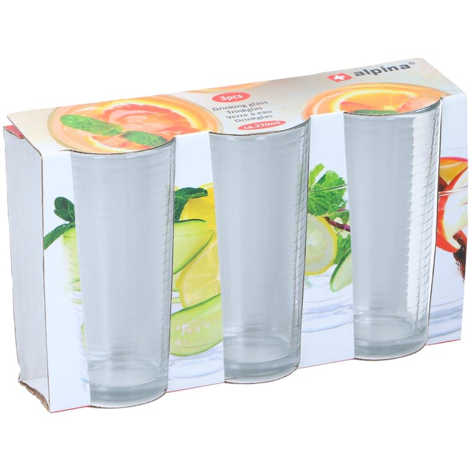 - Drinkglas - 270 ml - 3 stuks