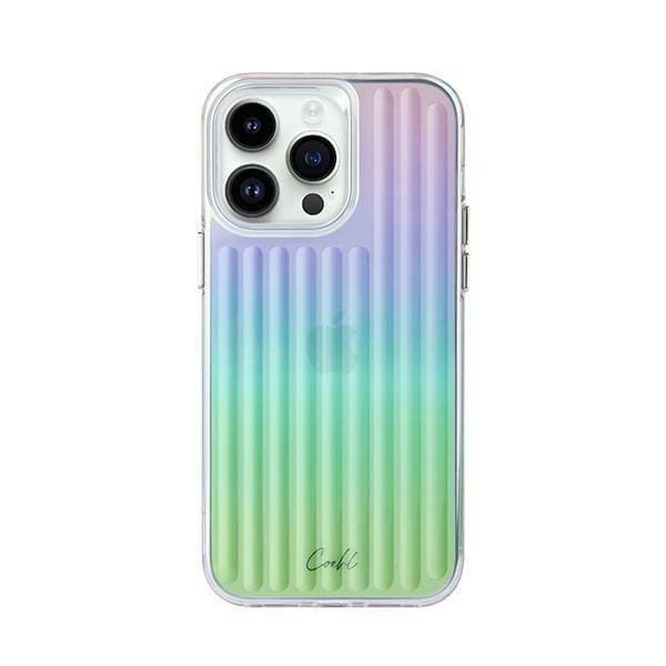 UNIQ Coehl Linear Back Cover hoesje voor Apple iPhone 14 Pro - Opaal/Glanzend