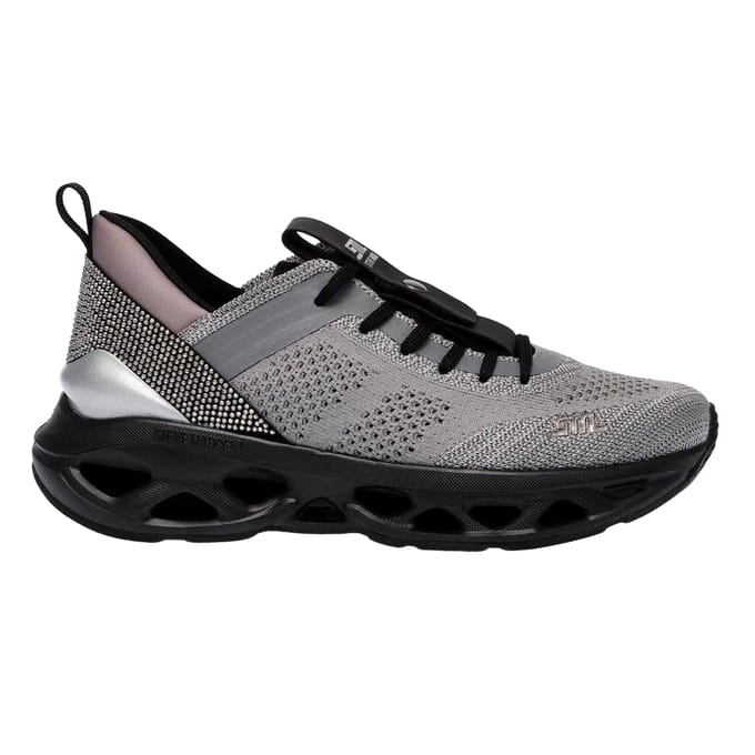 Steve Madden Surge Mesh-sportschoenen voor dames (Donkergrijs)