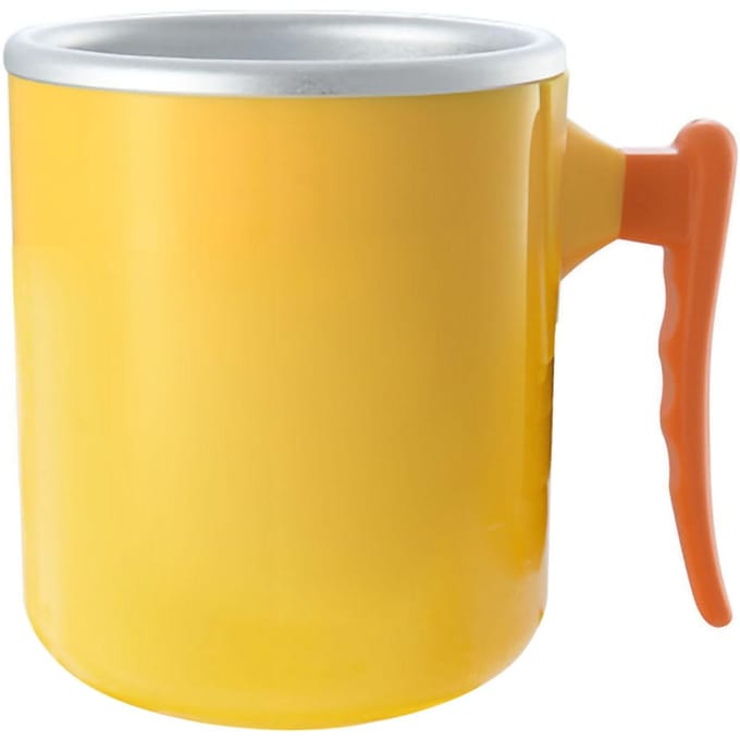 Cartoon Beker Draagbaar Geel Eend Patroon Antislip Handvat Bureau Mini Drinkbeker voor Kantoor