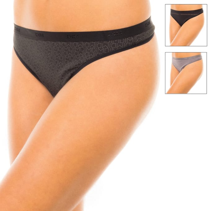 Set-3 Katoenen Strech String met binnenvoering D4C19 vrouw