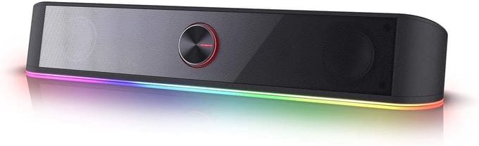 RGB Soundbar PC Speaker – desktop luidspreker met USB voeding