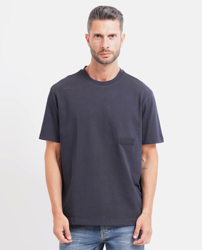 Boss T-shirts en Blue Polo