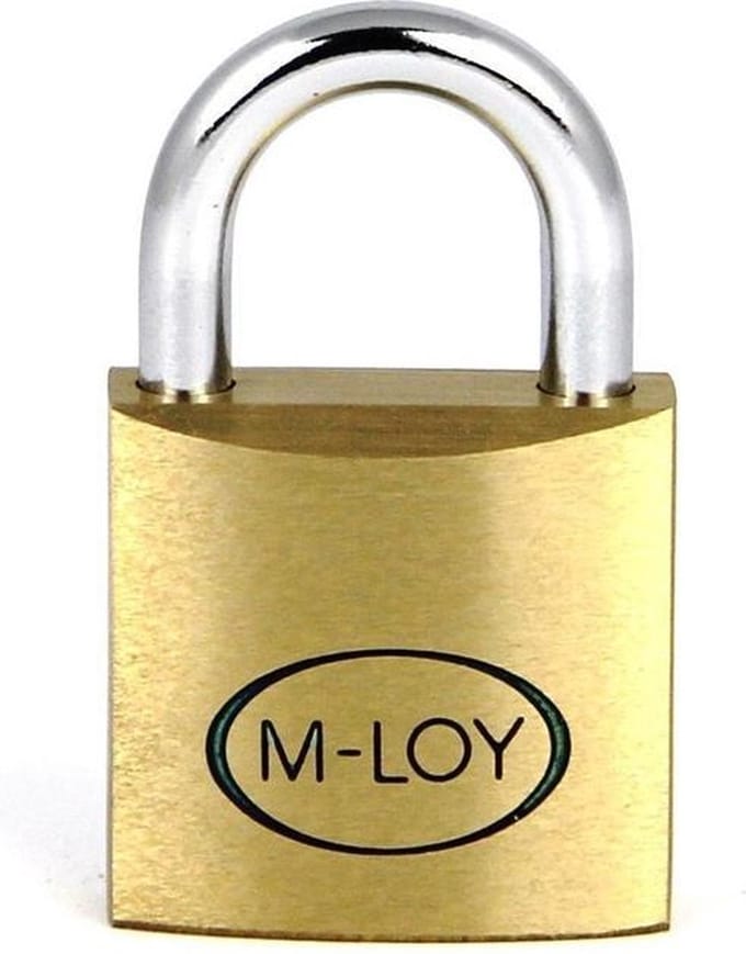M-loy cilinderhangslot 50mm gelijksluitend