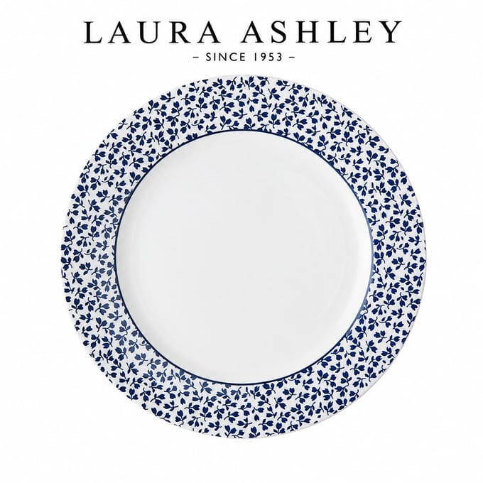 Laura Ashley Blueprint Collectables Borden - Plat - Ø 18cm - Floris - Kerstservies