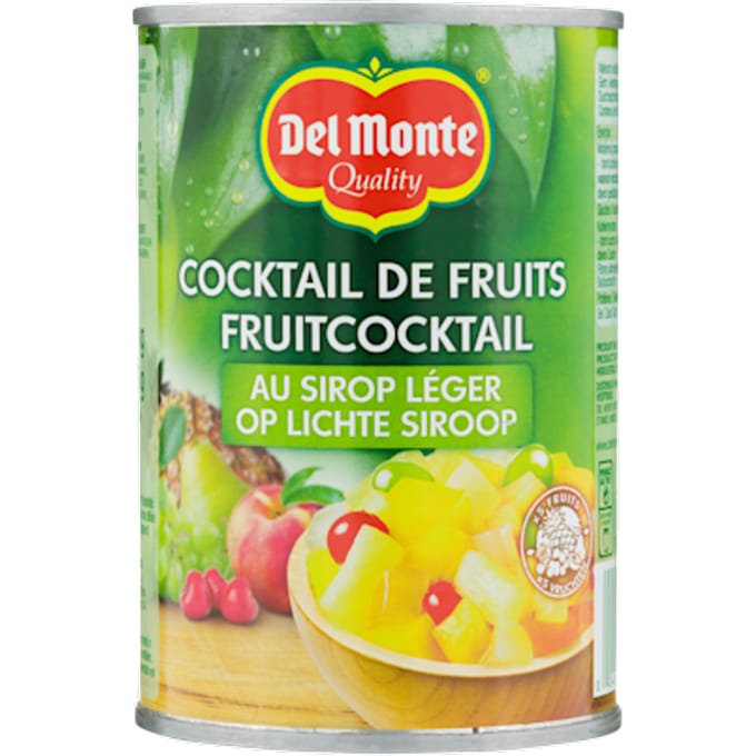 Fruitcocktail op siroop