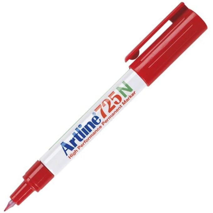Fineliner Artline 725 rond fijn rood