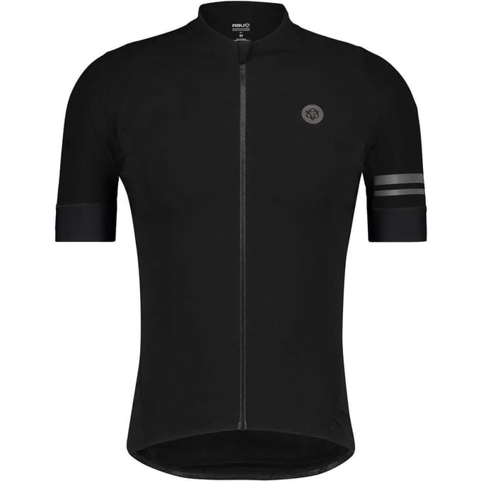 Woven Fietsshirt II Premium Heren - Zwart - M