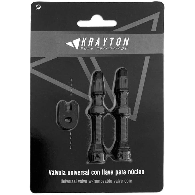 Valve mousse tubeless Krayton FV Presta (x2)